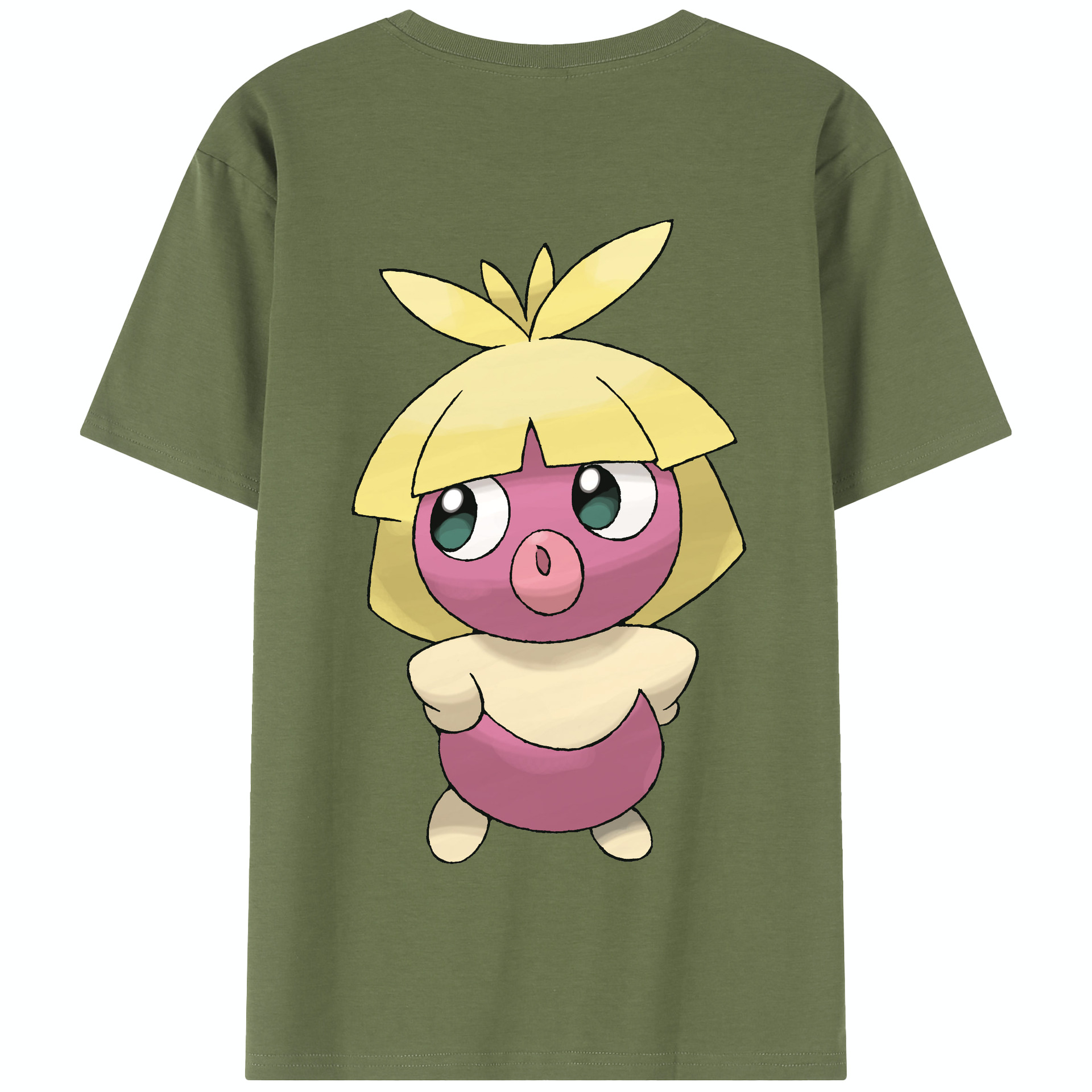 （画像用） ポケットモンスター Pokémon 綿100％半袖Tシャツ（背面プリント）